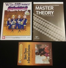 11 Clarinet & Music Theory Books Lot: Master Theory 4 5 6, Hal Leonard, Kjos