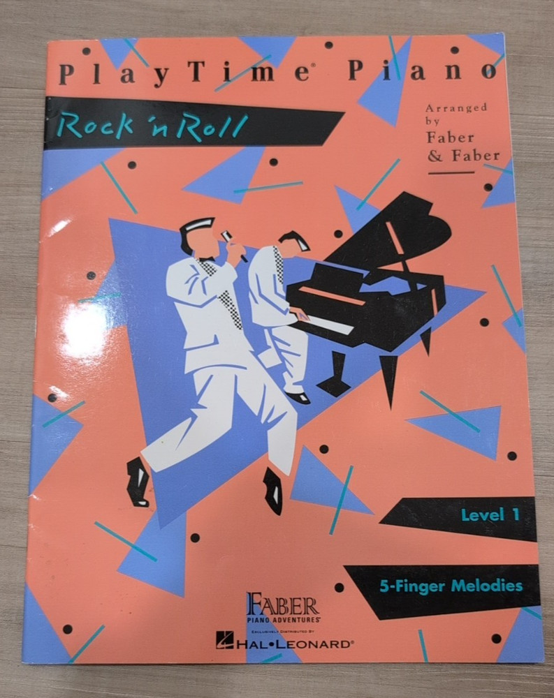 Faber&Faber Play Time Piano: Rock n Roll Level 1 NEW