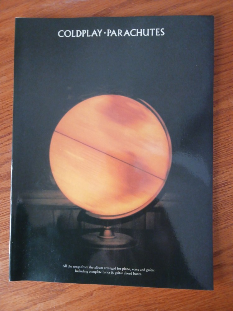 Coldplay ~ Parachutes Songbook ~ Sheet Music, Piano, Lyrics & Guitar Tab NEW