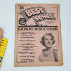 Lot of 10 1950s song lyrics magazines Popular Songs That Will Live Forever Best
