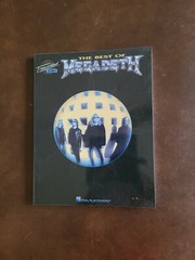 Megadeth The Best of Transcribed Scores New Guitar Tab Book (189)