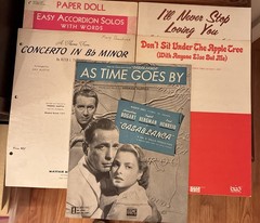 Vintage Antique Mixed Lot of 5 Sheet Music 1930’s-40’s Various Artists Genres #H