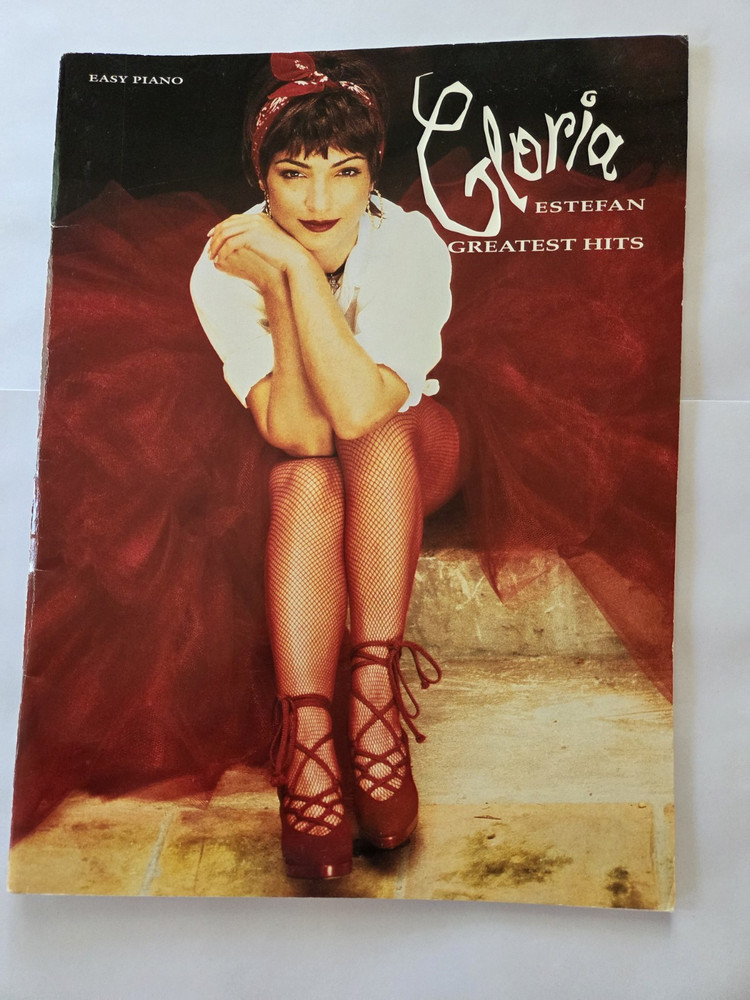 Gloria Estefan Easy Piano Greatest Hits Songbook w/ Guitar & Vocals 1993