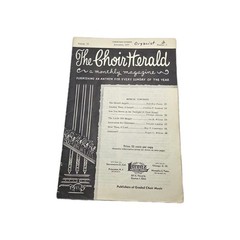 1950s Church Choir Sheet Music Lot Choir Herald Nov 1955 Vol 59 Organ Hymns