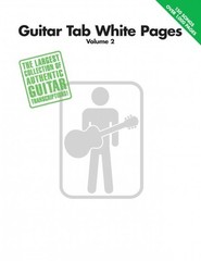 Guitar Tab White Pages Volume 2 Sheet Music Guitar Tablature Book NEW 000699557