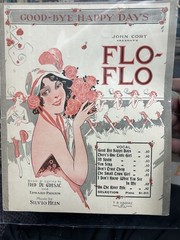 1917 11×14 Revue sheet music ‘FLO-FLO’ ‘GOOD-BYE HAPPY DAYS’