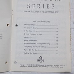 LOT OF 15 Southern Gospel Music Songbooks Homeland Presents Choral SATB 10 Songs