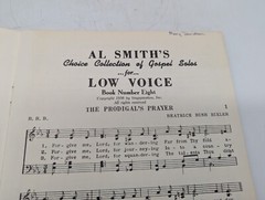Vtg Sheet Music Lot Gospel Duets Low Voice Solos Let&rsquo;s Sing Duets Treble Trios