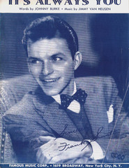 It&rsquo;s Always You Frank Sinatra 1941 Sheet Music Johnny Burke Jimmy Van Heusen