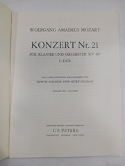 Mozart Konzert + Lieder Piano Klavier Scores Sheet Music Symphony Edition Peters
