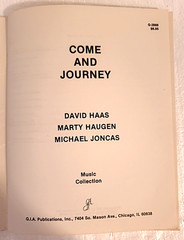 Vtg Come And Journey Song Book In Concert David Haas Michael Joncas Marty Haugen
