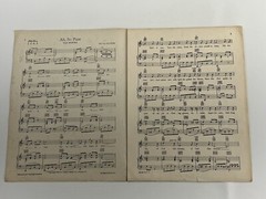 Martha Ah, So Pure Opera 1938 Vintage Sheet Music