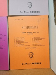 4 Vintage Lea Pocket Scores SCHUBERT Nos. 113 114 115 116 L.P.S. Music Books