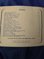 College Songs for School Bands BbBass Clarinet 1951 By Paul Yoder Melrose Music