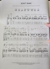 COLDPLAY: PARACHUTES Guitar Tab Songbook (2001, Trade Paperback)