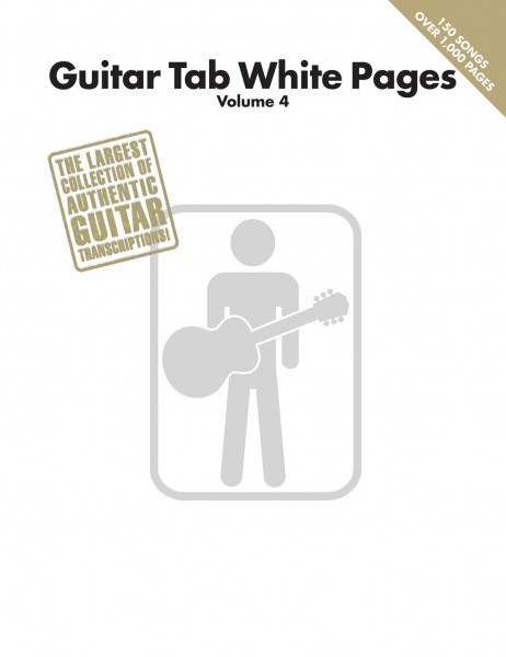 Guitar Tab White Pages Volume 4 Sheet Music Guitar Tablature Book NEW 000691165