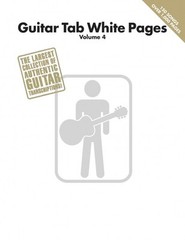 Guitar Tab White Pages Volume 4 Sheet Music Guitar Tablature Book NEW 000691165