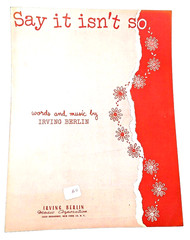Say It Isn&rsquo;t So Sheet Music Irving Berlin 1948