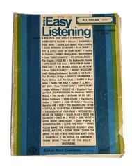 1969 Big 3 Easy Listening Top 50 All-Organ Music Book Junk Journal Ephemera