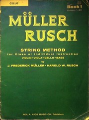 MULLER RUSCH STRING METHOD BOOK 1 FOR STRING BASS – MUSIC SHEET BOOK 1