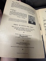 Low Voice Volume One — Singspiration Series (1945) — Alfred B. Smith — Baritone