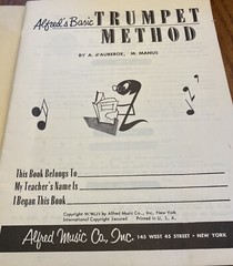 1954 Alfred’s Basic Trumpet Method Sheet Music