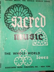 Sacred Music the Whole World Loves Piano Sheet Music Song Book 1944 Wier Albert