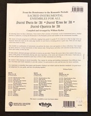 Sacred Duets for All Viola Sheet Music William Ryden Ensemble Book
