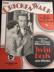 P 1929 Photoplay Sheet Music TWIN BEDS ‘The Chicken Walk’ Patsy Ruth Miller