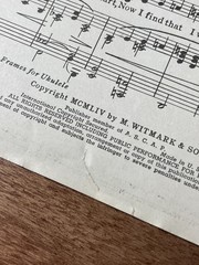 « The High And The Mighty » M Witmark & Sons Sheet Music 1954