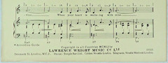 The Minute Waltz by Carr & Hart Piano Vocal Sheet Music Dick James Vintage Score