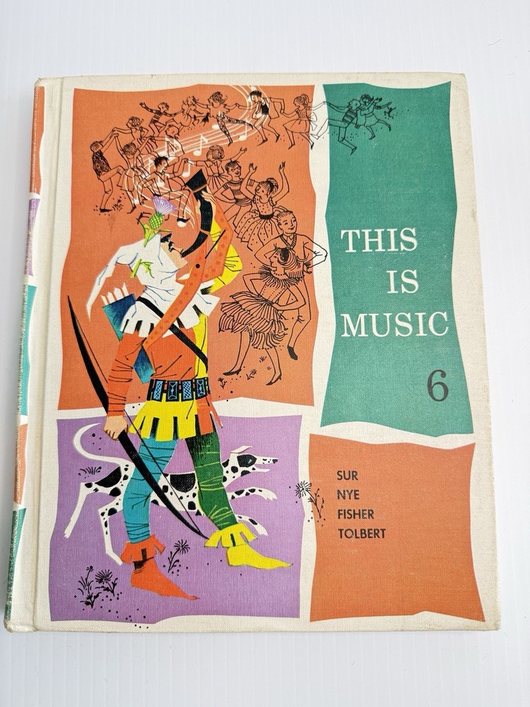 1963 This Is Music Text Book Instrumental Help Illustrated Sheet Allyn & Bacon