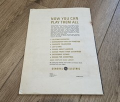 GE Sheet Music Instruction Book for Your 3-Octave Chord Organ 20 Songs