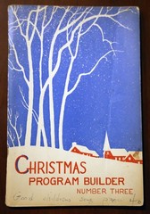 CHRISTMAS PROGRAM BUILDER Number Three 1947 Grace Ramquist Lillenas Music Songs