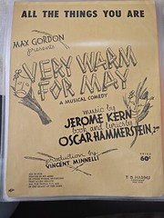 VERY WARM FOR MAY Hammerstein/Kern 1939 THAT LUCKY FELLOW Vintage Sheet Music