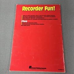 Recorder Fun ~ Teach Yourself the Easy Way 1990 Hal Leonard ~ Trade Paperback