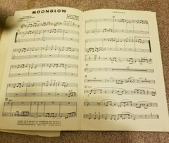1956 MOONGLOW Sheet Music Picnic Movie Kim Novak William Holden Multiple Parts