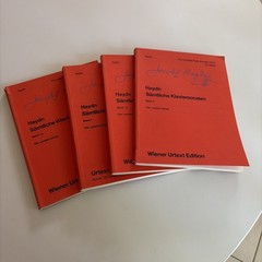 Haydn Klaviersonaten Wiener Urtext 4 Vol Set 1a 1b 2 3 Piano Sonatas VG+