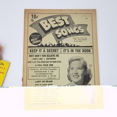 Lot of 10 1950s song lyrics magazines Popular Songs That Will Live Forever Best