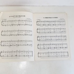 Vintage 1959 Sing Along Play Along Christmas Songs and Tunes Sheet Music Book