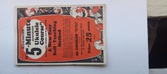 Lot Of 2 – 5 Minute Ukulele Course Self Teaching Method 1927 & 5 Min Guitar 1935