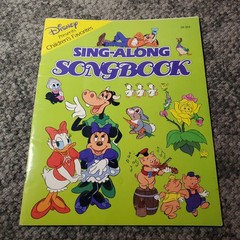 Disney Children&rsquo;s Favorites SING-ALONG SONGBOOK P/V/G Disneyland 1987 24pp