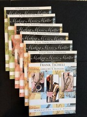 Making Music Matter Book 1 Beginning Band Method 34 Student + 2 Teacher Books