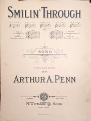 M. Witmark & Sons Smilin&rsquo; Through Vocal Duet Voice Sheet Music