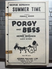 6×9 Stage Musical Sheet Music PORGY & BESS ‘Summer Time’ (Female Voices)