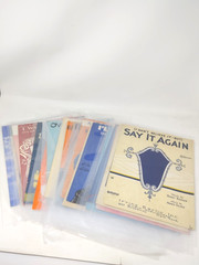 Lot Of Thirty Vintage Sheet Music Show Tunes Hit Parade Piano Vocal Movie Stars