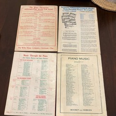 Lot Of 18 Vintage Piano Songbook Music Bundle + Sheet Music – Condition Varies