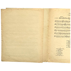 Vintage Sheet Music LA PALOMA Doves Sailboat Spanish French German Lyrics READ