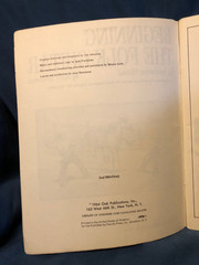 Beginning The Folk Guitar An Instruction Manual by Jerry Silverman 1964