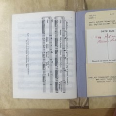 JS Bach Six English & French Suites Lea Pocket Mini Score